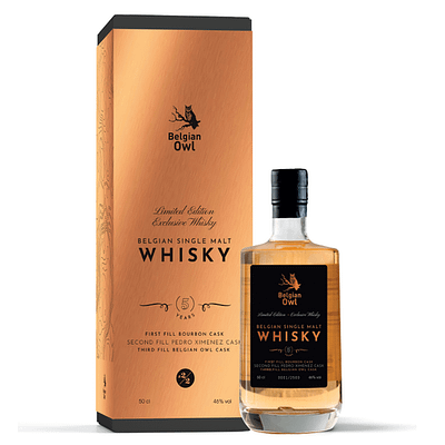 Belgian Owl Single Malt Whisky Sherry Cask PX Finish 2/2 - 50 cl - 46% - RRP 149,95