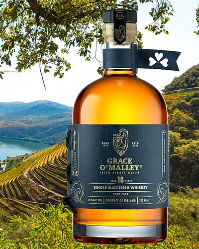 Grace O´Malley CAPTAIN'S RANGE 18 YO IRISH SINGLE MALT- PORT CASK - Bottle only - RRP 195,37